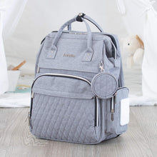 Load image into Gallery viewer, Grey Diaper Bag CRUZ - Lovatte Shop