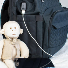 Load image into Gallery viewer, Black Diaper Bag JOURNEY - Lovatte Shop