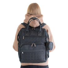 Load image into Gallery viewer, Black Diaper Bag JOURNEY - Lovatte Shop