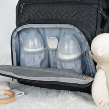 Load image into Gallery viewer, Black Diaper Bag JOURNEY - Lovatte Shop