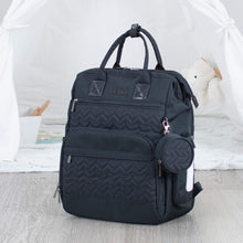 Load image into Gallery viewer, Black Diaper Bag JOURNEY - Lovatte Shop