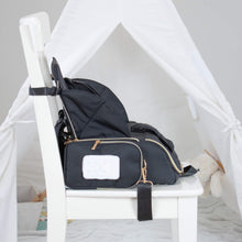 Load image into Gallery viewer, Black Diaper Bag BOOST - NEW! - Lovatte Shop