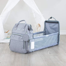 Load image into Gallery viewer, Grey Diaper Bag CRUZ - Lovatte Shop
