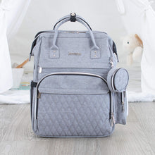 Load image into Gallery viewer, Grey Diaper Bag CRUZ - Lovatte Shop
