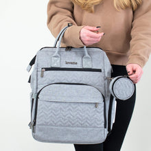 Load image into Gallery viewer, Grey Diaper Bag JOURNEY - NEW! - Lovatte Shop
