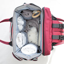 Load image into Gallery viewer, Red Diaper Bag CRUZ - Lovatte Shop
