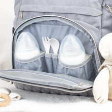 Load image into Gallery viewer, Grey Diaper Bag CRUZ - Lovatte Shop
