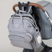 Load image into Gallery viewer, Grey Diaper Bag CRUZ - Lovatte Shop
