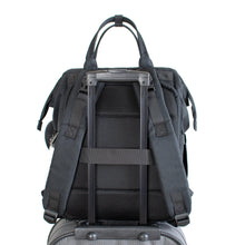 Load image into Gallery viewer, Black Diaper Bag JOURNEY - Lovatte Shop
