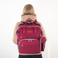 Load image into Gallery viewer, Red Diaper Bag CRUZ - Lovatte Shop
