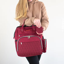 Load image into Gallery viewer, Red Diaper Bag CRUZ - Lovatte Shop
