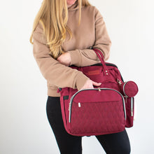 Load image into Gallery viewer, Red Diaper Bag CRUZ - Lovatte Shop
