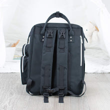 Load image into Gallery viewer, Black Diaper Bag CRUZ - Lovatte Shop
