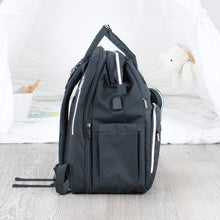 Load image into Gallery viewer, Black Diaper Bag CRUZ - Lovatte Shop
