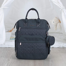 Load image into Gallery viewer, Black Diaper Bag JOURNEY - Lovatte Shop
