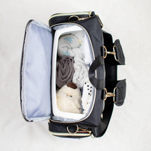 Load image into Gallery viewer, Black Diaper Bag BOOST - NEW! - Lovatte Shop
